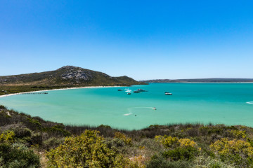 A,Scenic,View,Of,The,Turquoise,Water,Of,Langebaan,Lagoon