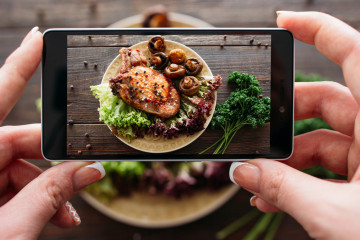 Food,Photography,Of,Baked,Pork,With,Fresh,Vegetables.,Home,Made