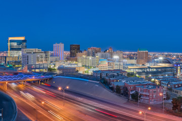 El,Paso,Texas,Skyline,At,Night.,Downtown,El,Paso,Texas