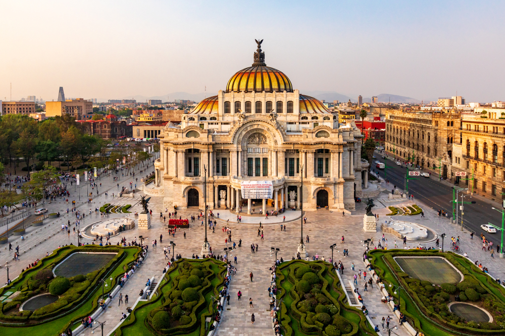 Palacio,De,Bellas,Artes,Mexico,City