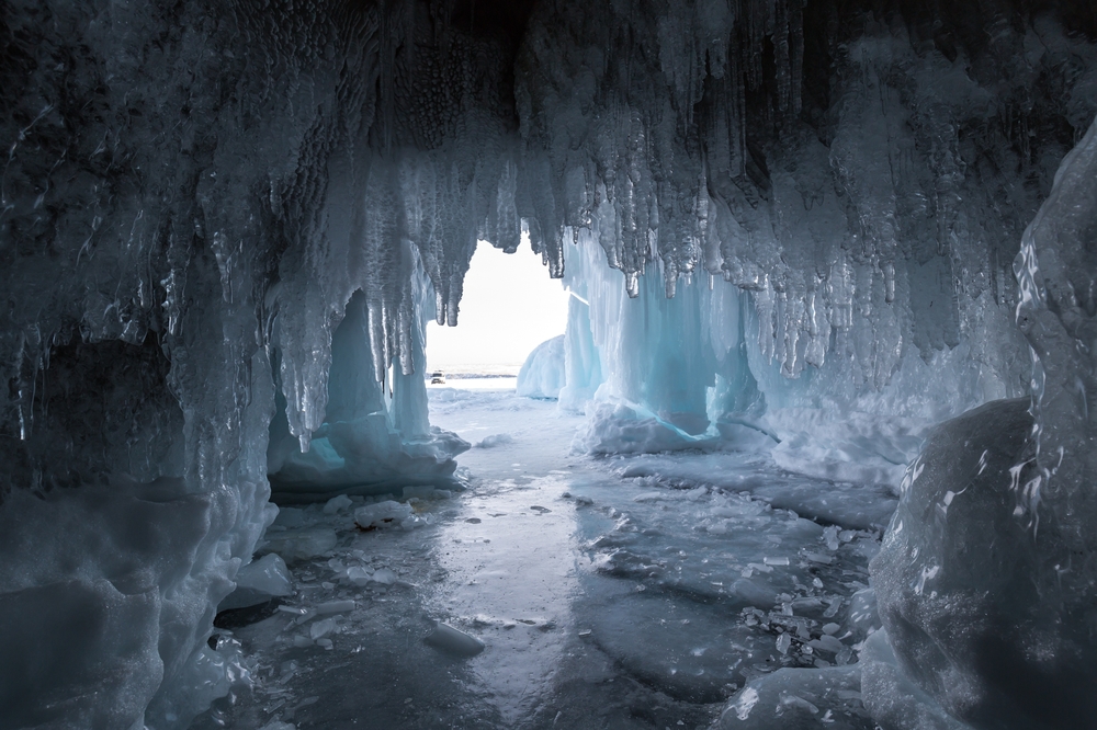 Ice,Cave,On,Island,Olkhon,At,Baikal,Lake,,Siberia,,Russia