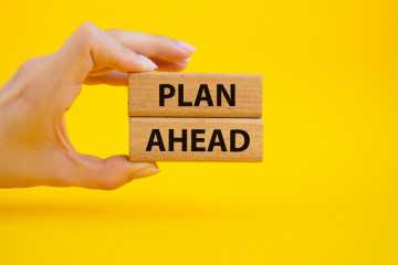 Plan,Ahead,Symbol.,Wooden,Blocks,With,Words,'plan,Ahead'.,Beautiful