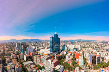 Panoramic,Aerial,View,Of,The,Iconic,Building,Of,The,World