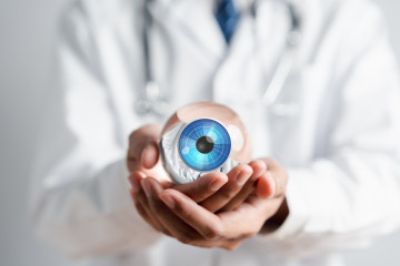 Digital,Vision,Eye,Care,Concept.,Doctor,Using,Technology,For,Eye