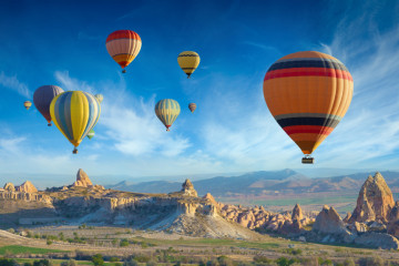 Surise,View,Of,Unusual,Rocky,Landscape,In,Cappadocia,,Turkey.,Colorful
