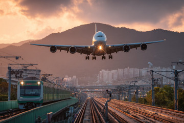 Unbelievable! The only airport in the world where trains pass across the runway— Check where it is