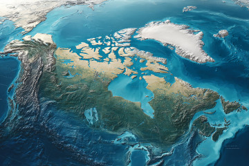 Seven countries with the longest coastlines